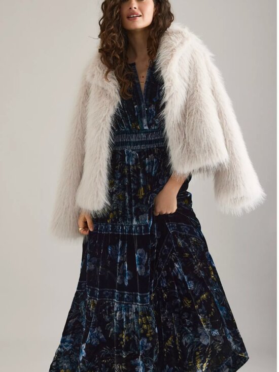 Anthropologie The Somerset Velvet Maxi Dress NEW with tags Medium - Picture 6 of 9